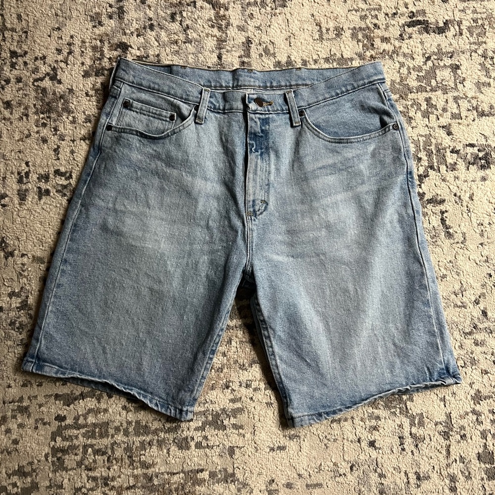 Wrangler Light Blue Jean‎ Shorts